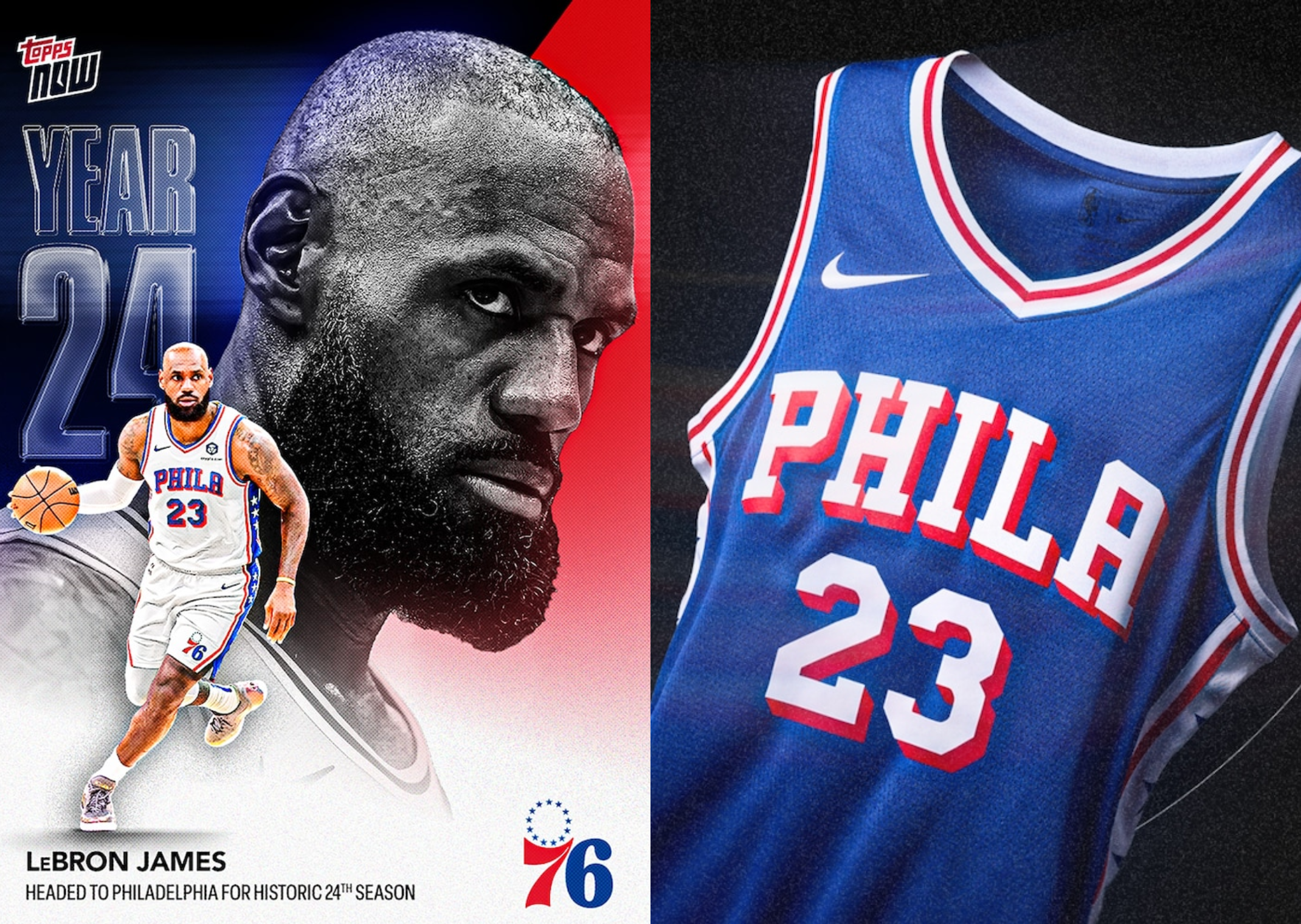 Where to Buy LeBron James' Philadelphia 76ers Jersey
