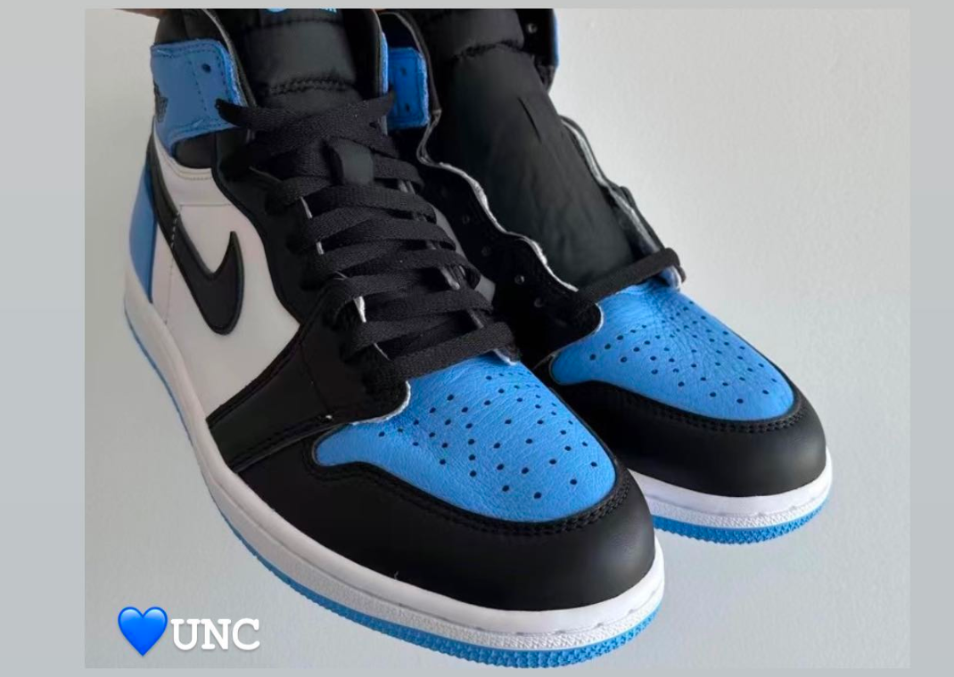 Detailed Look At The Air Jordan 1 High UNC Toe