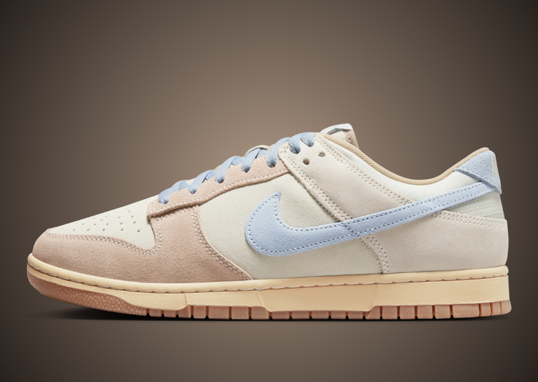 Nike Dunk Low Coconut Milk Light Armory Blue Lateral