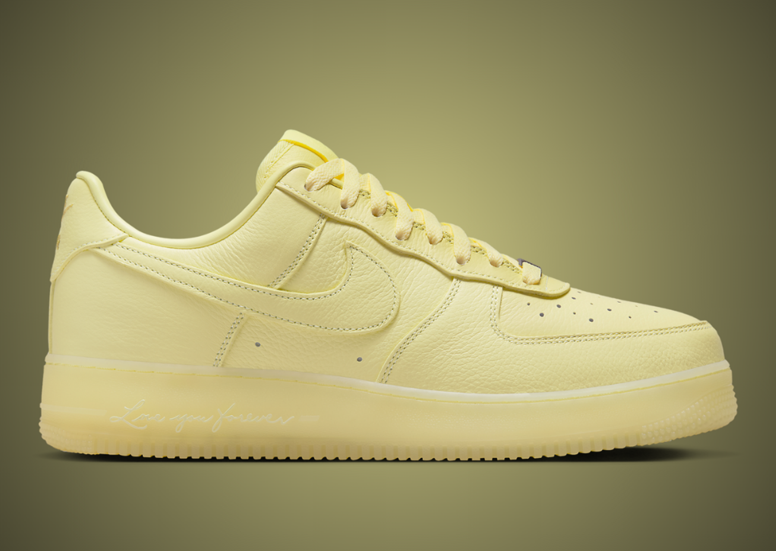 Drake x Nike Air Force 1 Low Certified Lover Boy Citron Tint Lateral