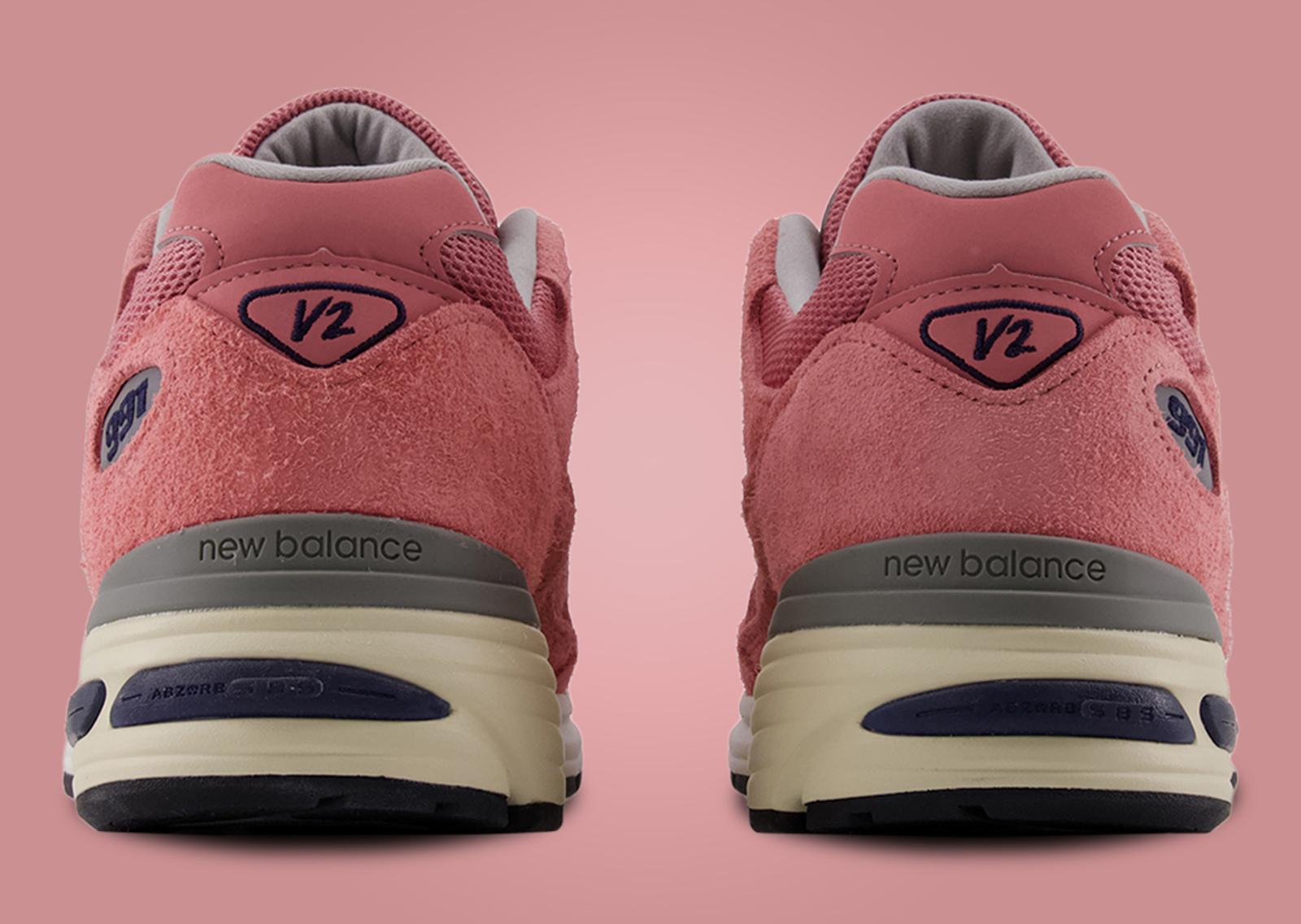 New Balance 991v2 Made in UK Brandied Apricot Heel