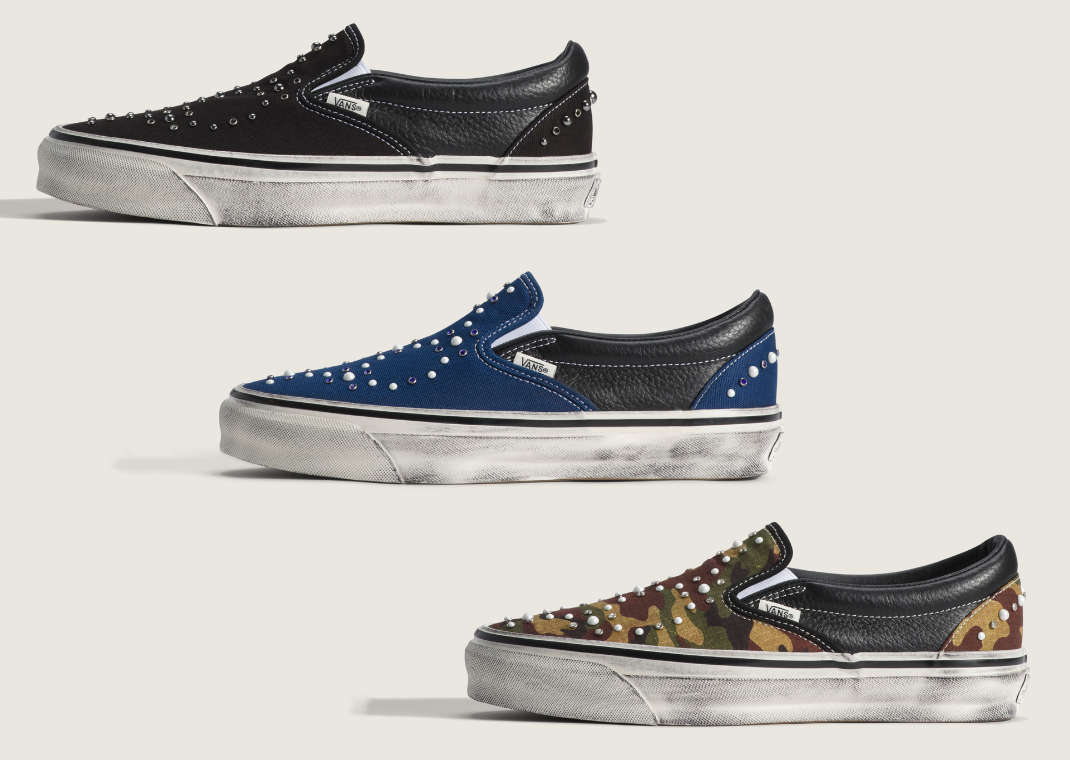 Vans is Bringing the Bejeweled Pearlized Pack to the Classic Slip-On