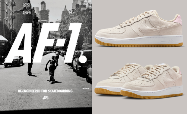 Nike SB Air Force 1 Light Orewood Kingswell Los Feliz Drop