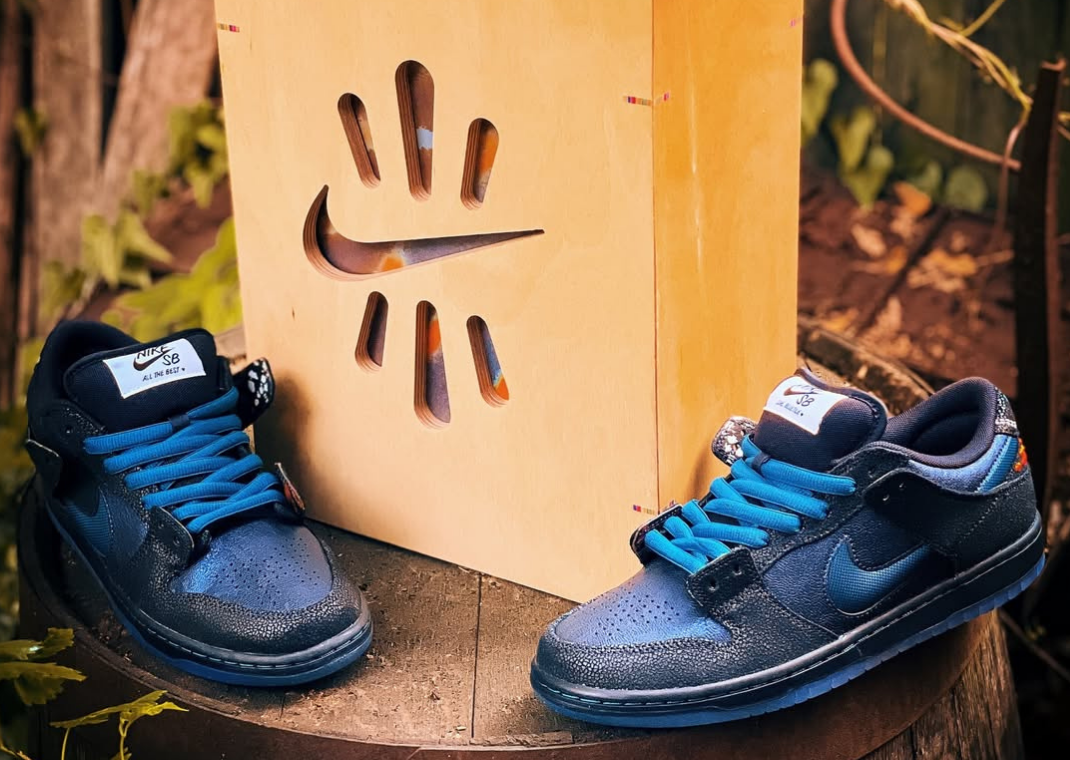 The Bluetile Skate Shop x Nike SB Dunk Low Has Three Separate