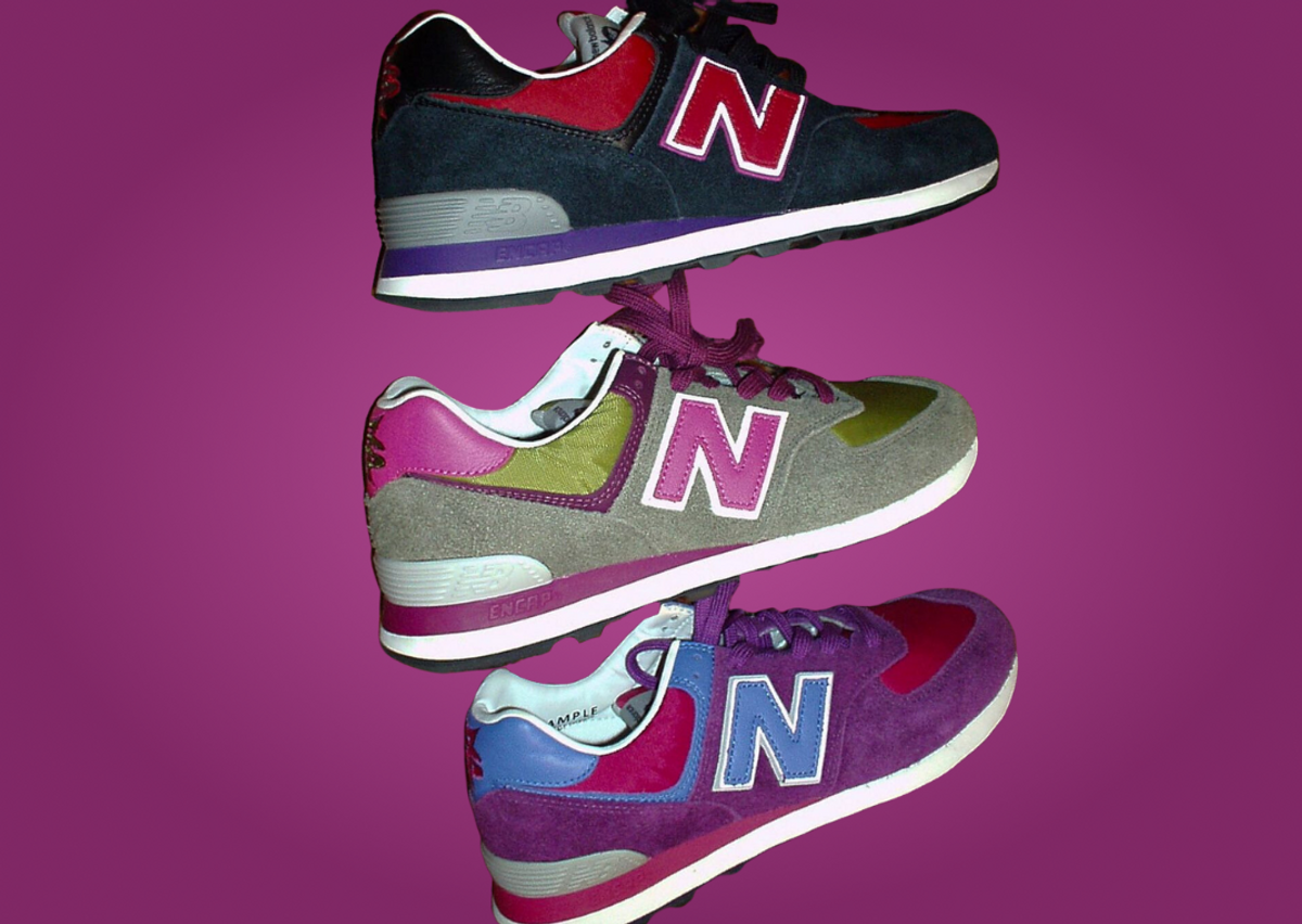 Purple 574 top new balance
