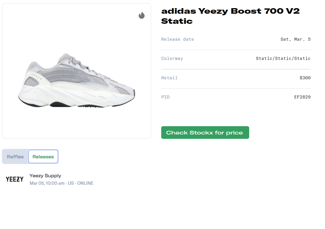 Yeezy boost cheap 700 retail