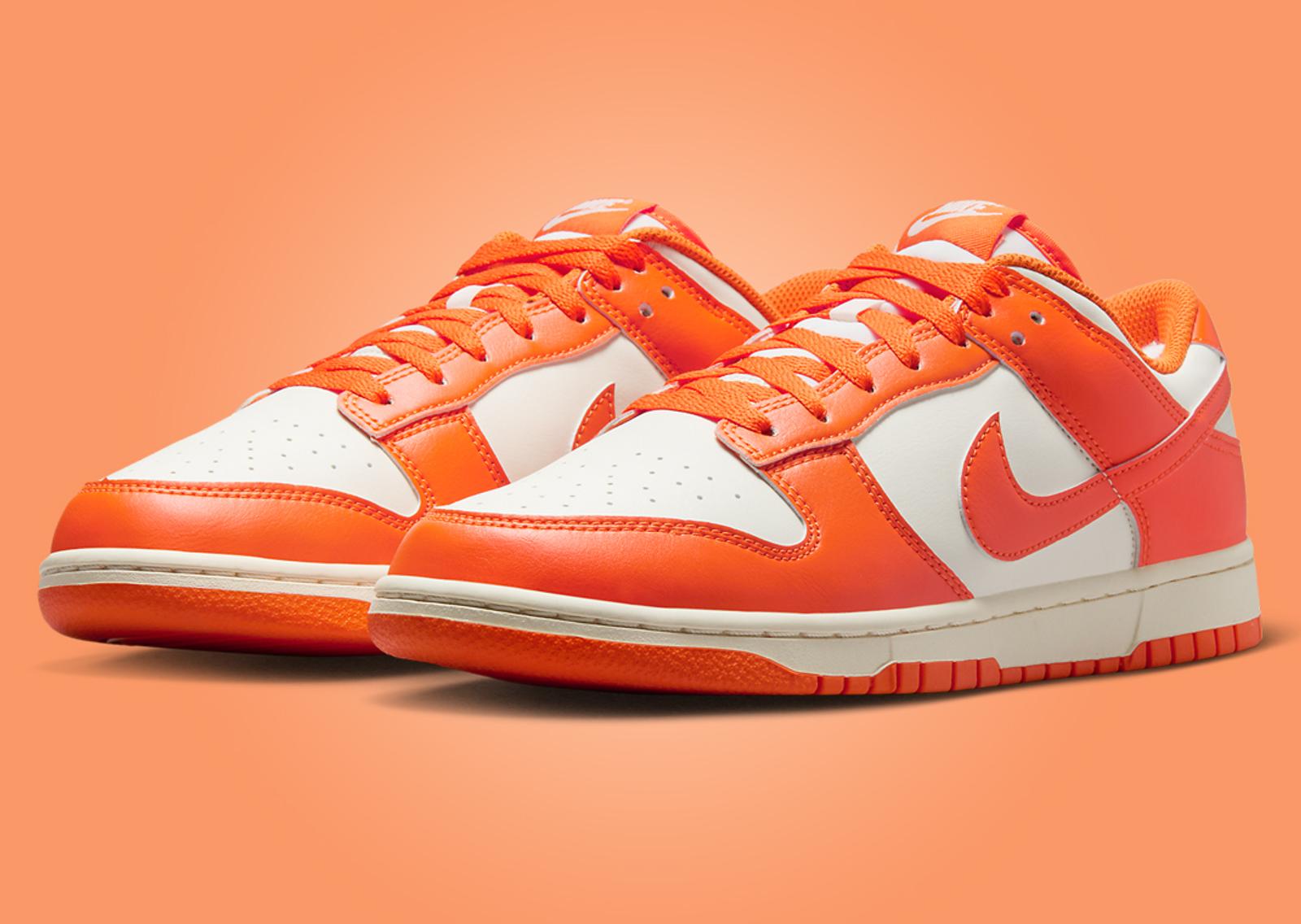 Nike Dunk Low Syracuse Pale Ivory Angle