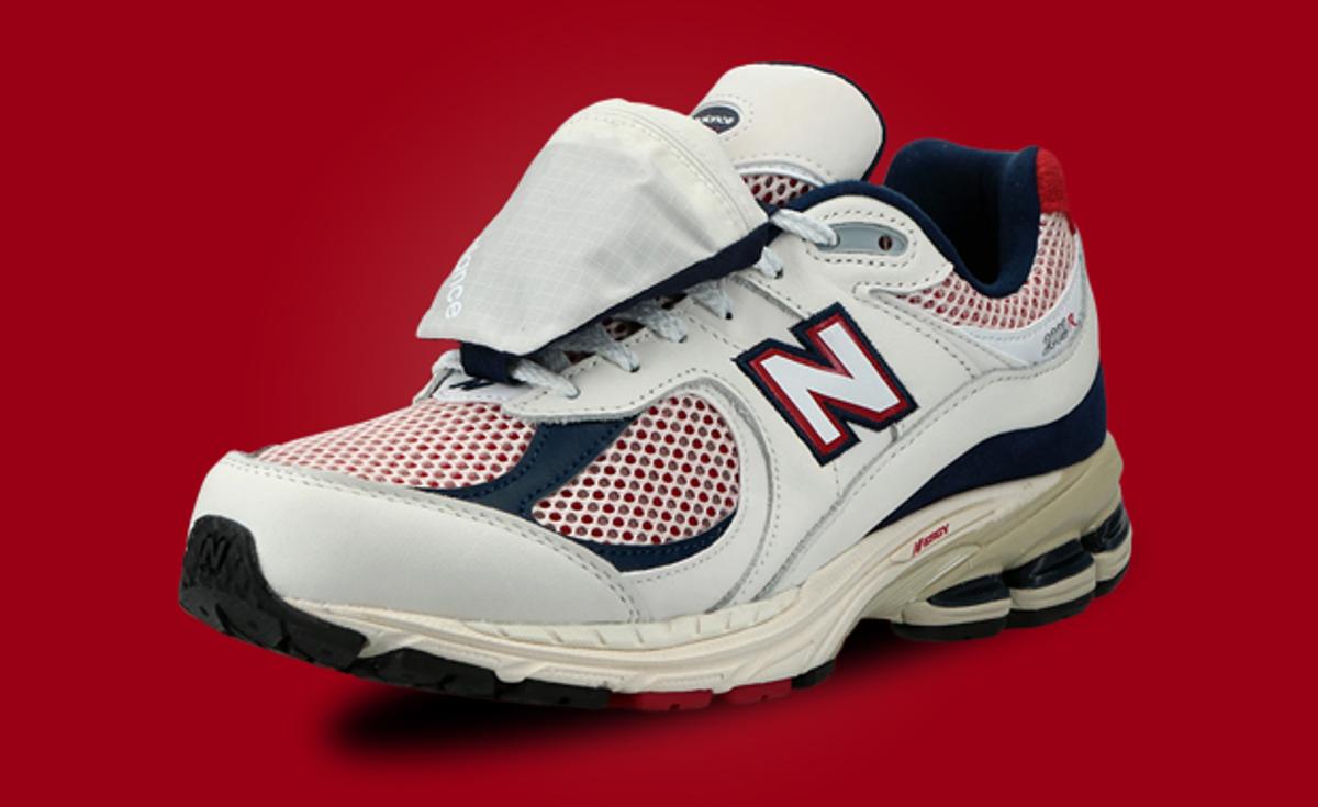 Store Your Secret Stash With The New Balance 2002R White Red Navy