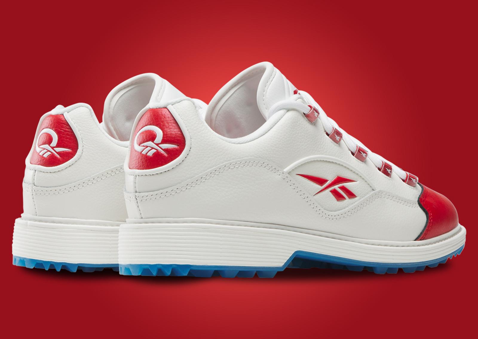 Reebok Question Golf Red Toe Heel Angle