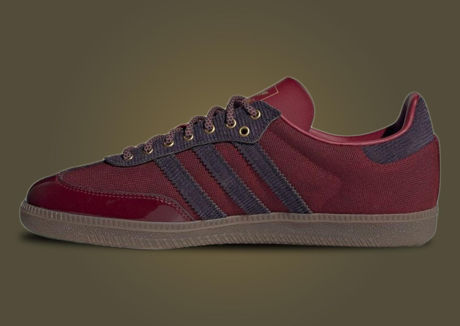 ALWAYTH x adidas Samba College Burgundy Medial