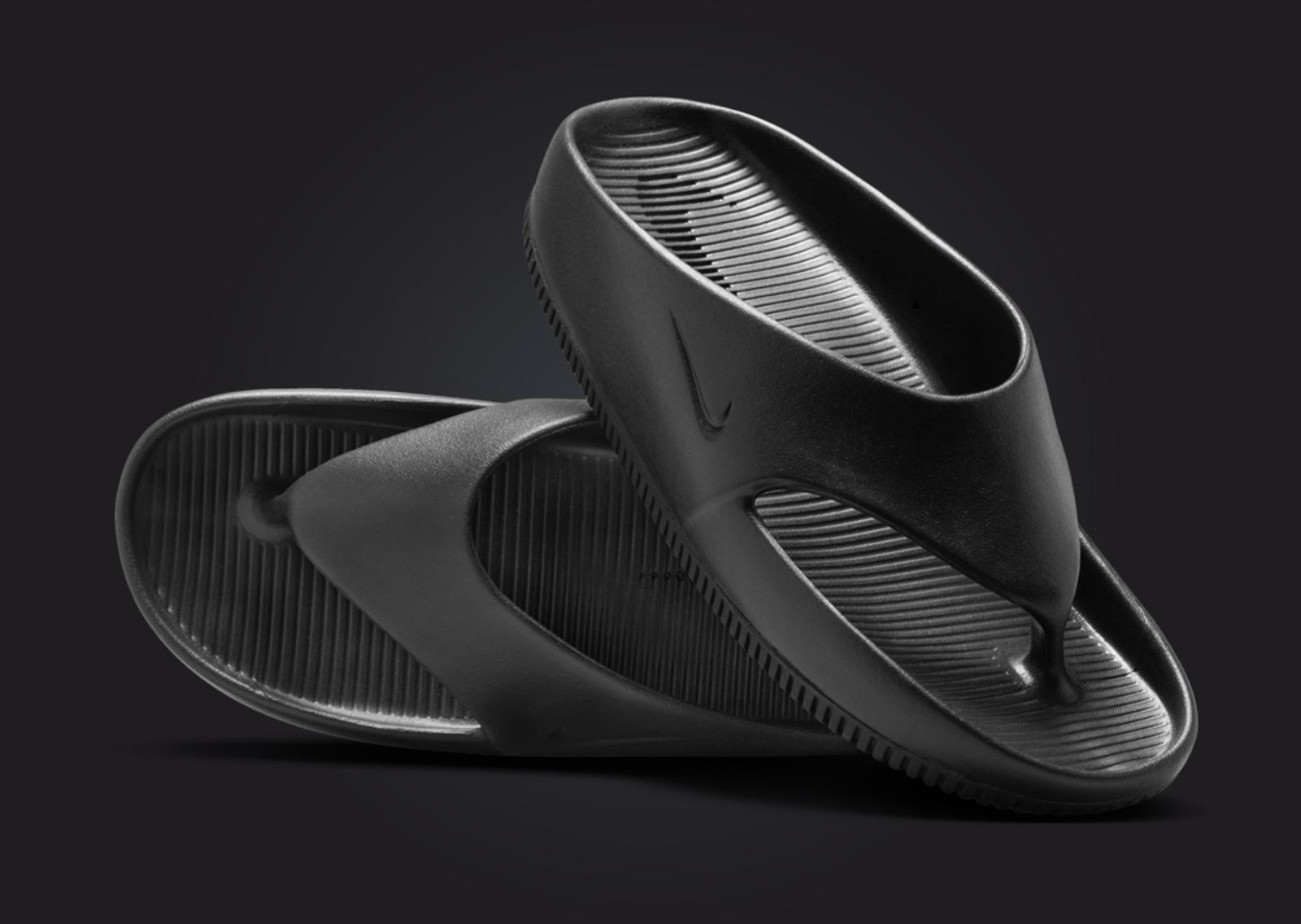 Nike Calm Flip Flop Black Angle