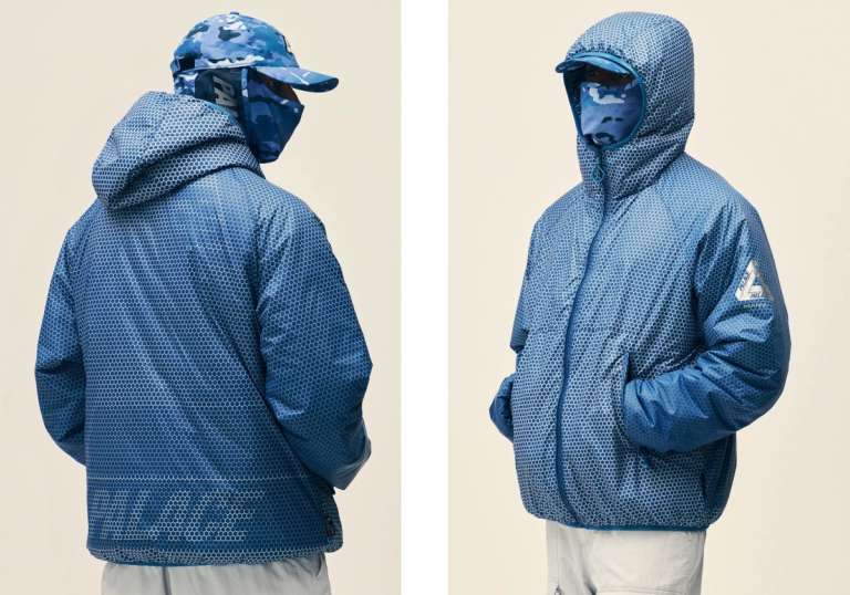 HEXAGON PERTEX QUILTED JACKET BLUE SS24