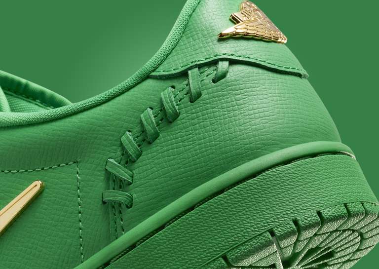 Air Jordan 1 MM Low Lucky Green (W) Heel Detail