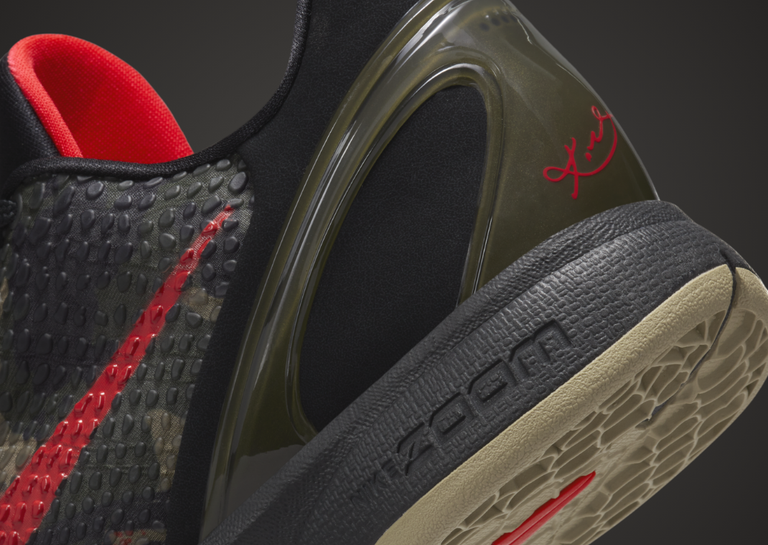 Nike Kobe 6 Protro Italian Camo (2024) Heel