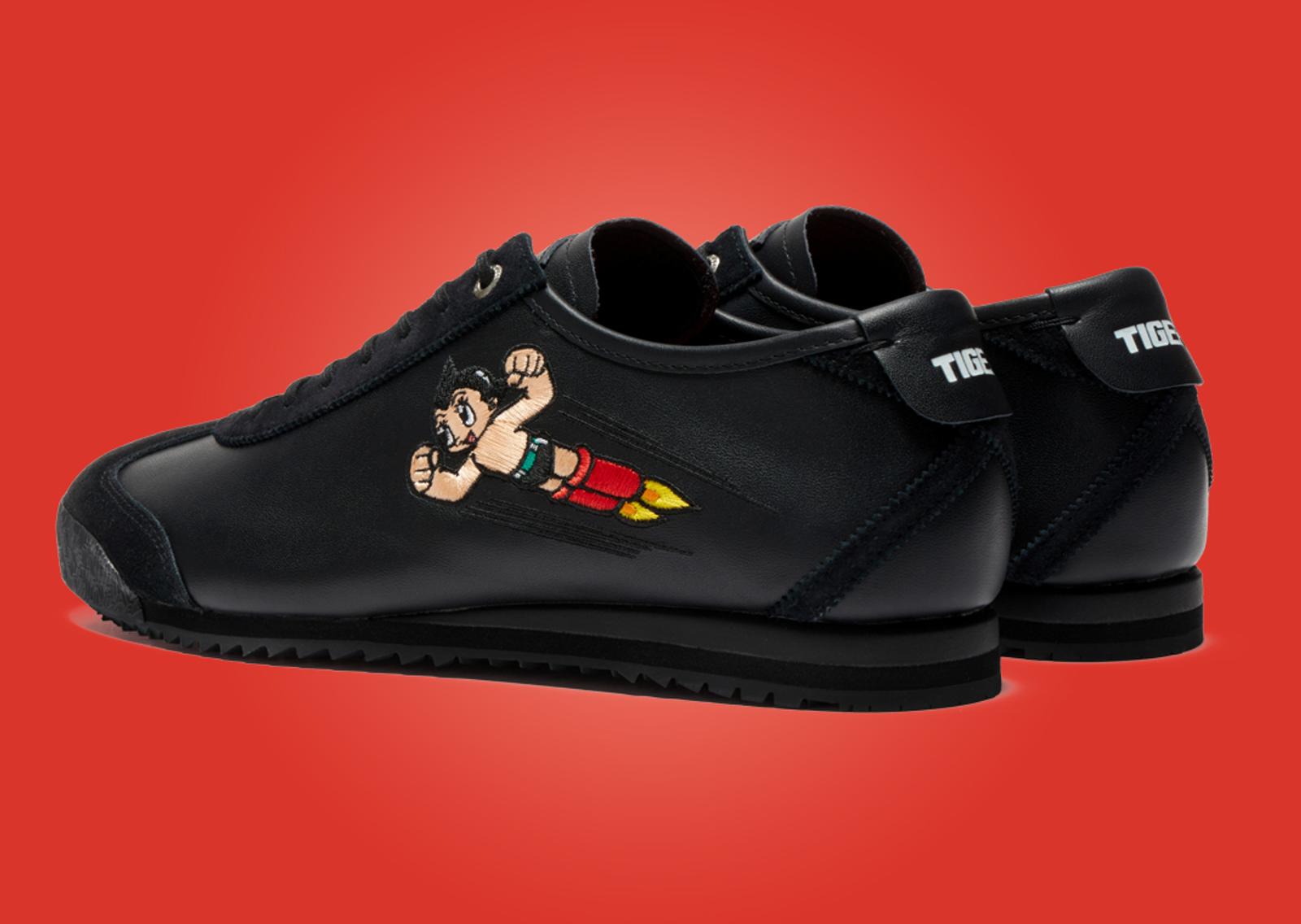 Astro Boy x Onitsuka Tiger Mexico 66 SD Black Heel Angle