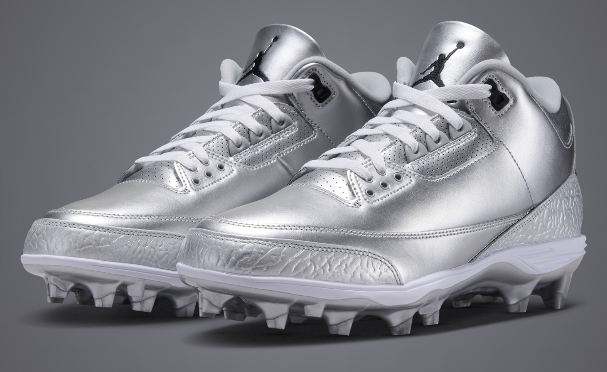 Air Jordan 3 Mid TD Metallic Silver