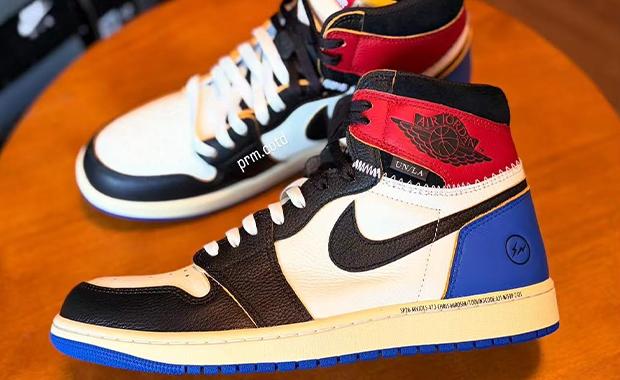 fragment design x Union LA x Air Jordan 1 Retro High OG Chicago Royal