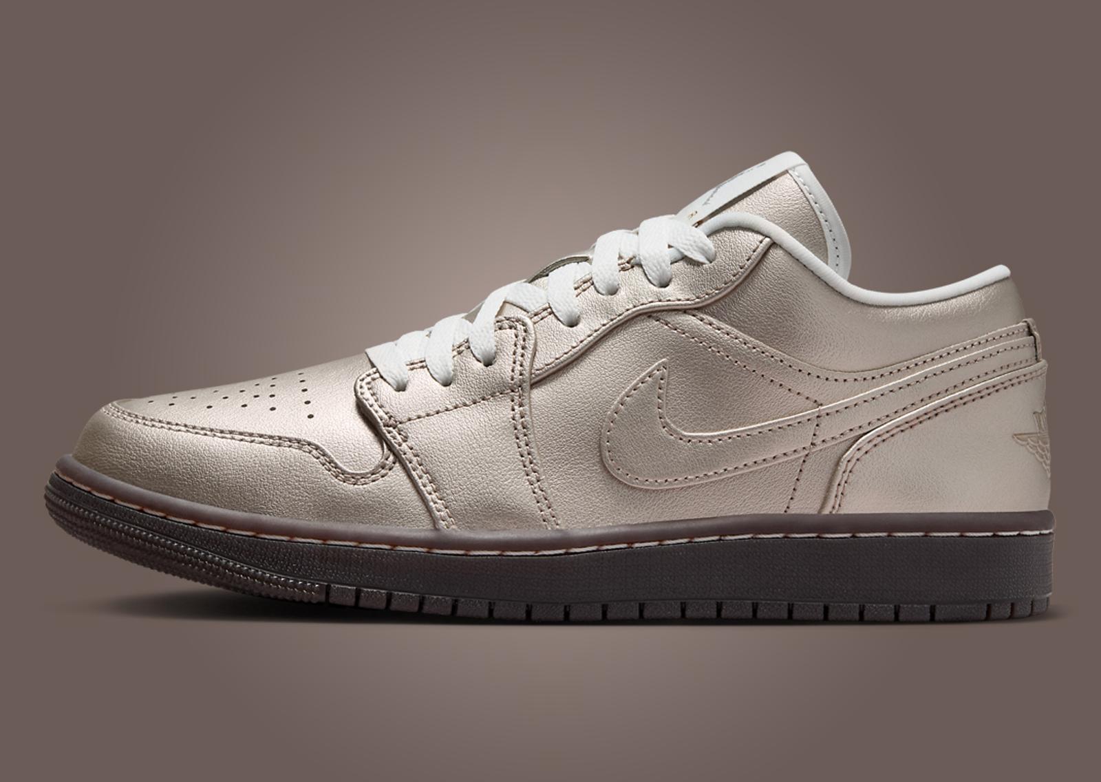 Air Jordan 1 Low Metallic Zinc (W) Lateral Left