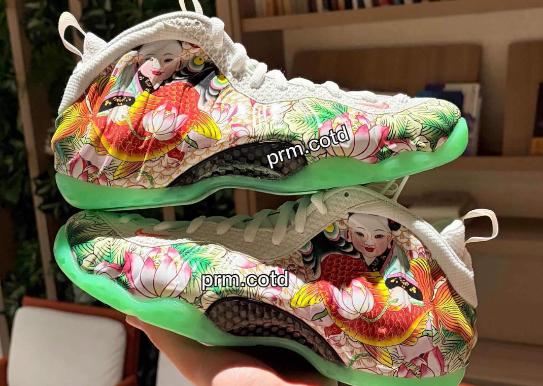 The Nike Air Foamposite Tianjin 2.0 is Covered in Chinese Folk Art