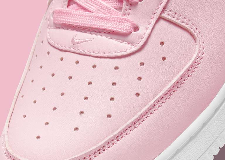 Nike Air Force 1 Low Rose Pink Toe Detail