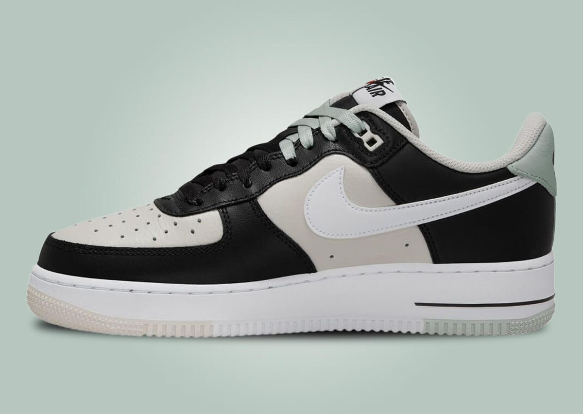 The Nike Air Force 1 Low Split Black Light Silver Features A Blast From ...