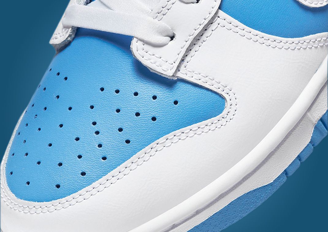 Reverse UNC Colorblocking Comes To The Nike Dunk Low