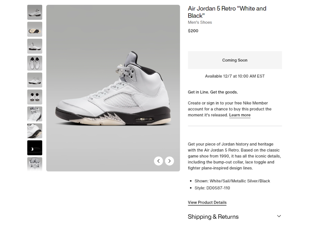 black and white 5s release date