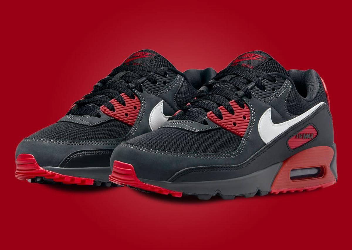 Nike Air Max 90 Anthracite Mystic Red
