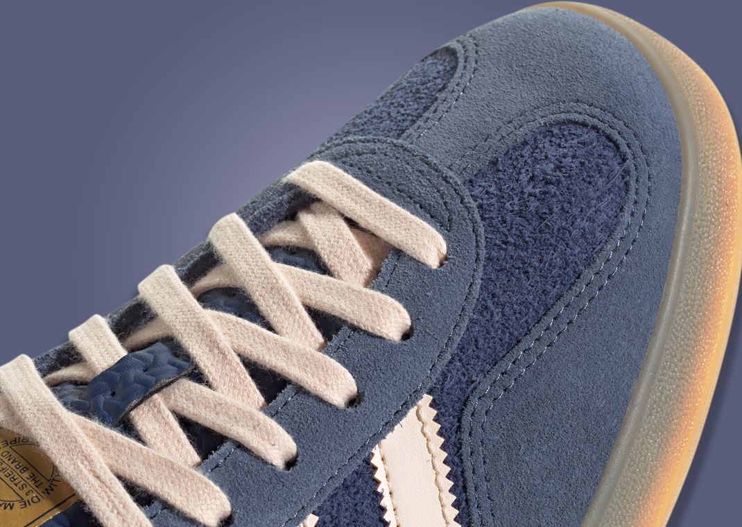 The adidas Gazelle Indoor Dark Blue Bliss Orange Releases