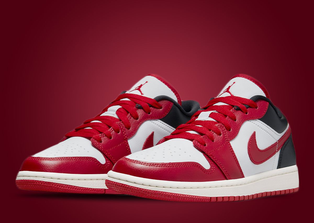 Retro 1 low red white Clearance