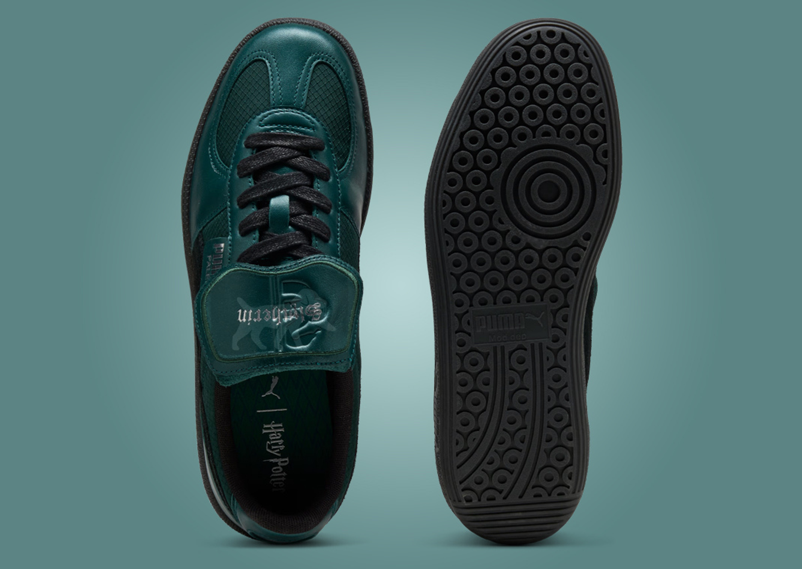 Harry Potter x Puma Palermo Slytherin Top and Outsole