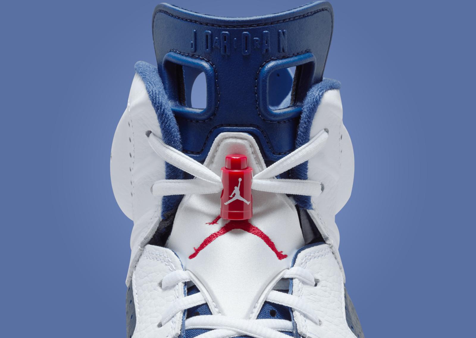 Air Jordan 6 Retro Olympic Tongue