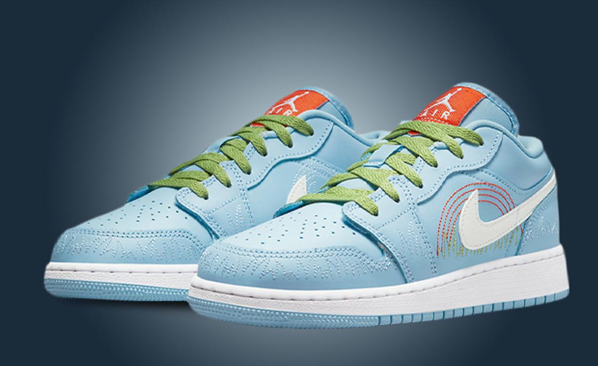 This Kids Exclusive Air Jordan 1 Low Comes With Stitched Graphics