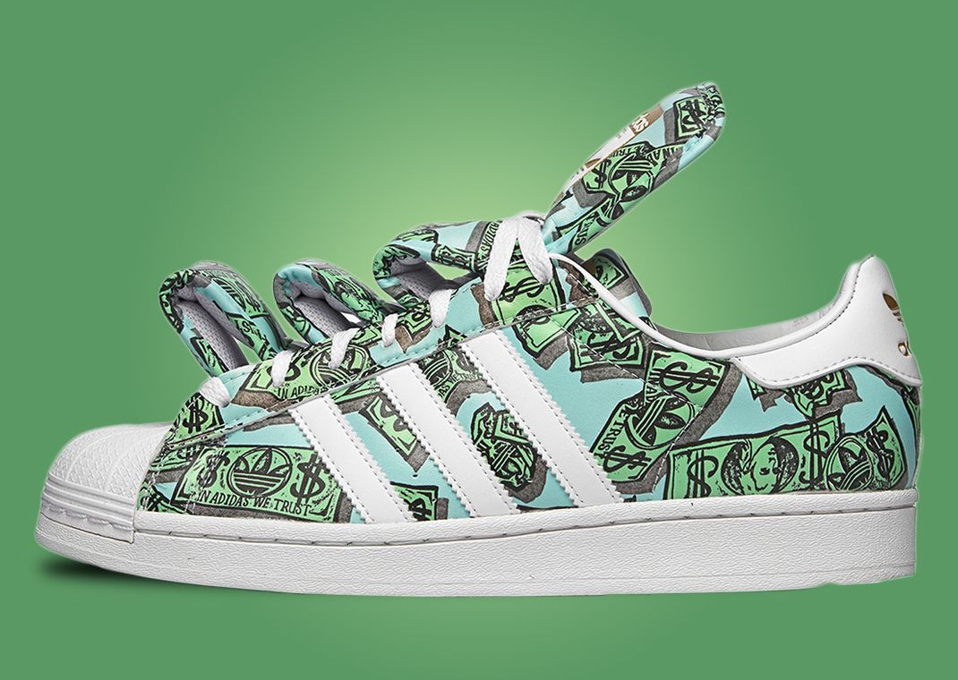 Jeremy Scott Makes It Rain With The adidas Superstar Money