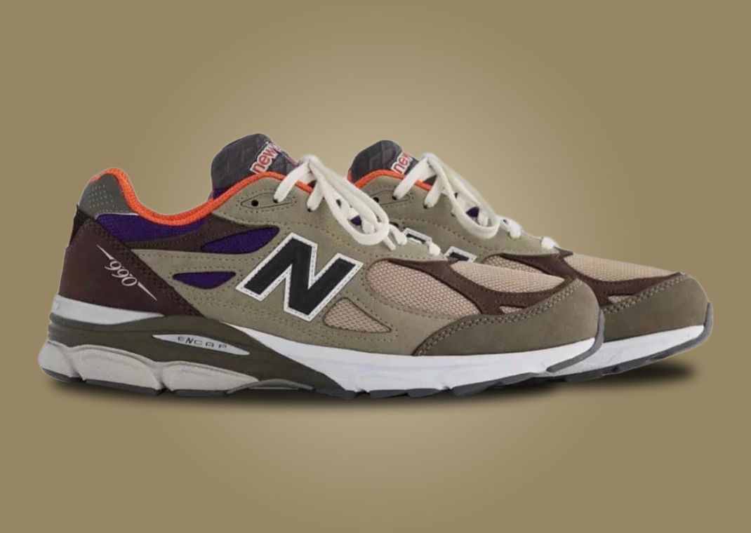 The New Balance 990v3 Made In USA By Teddy Santis Khaki