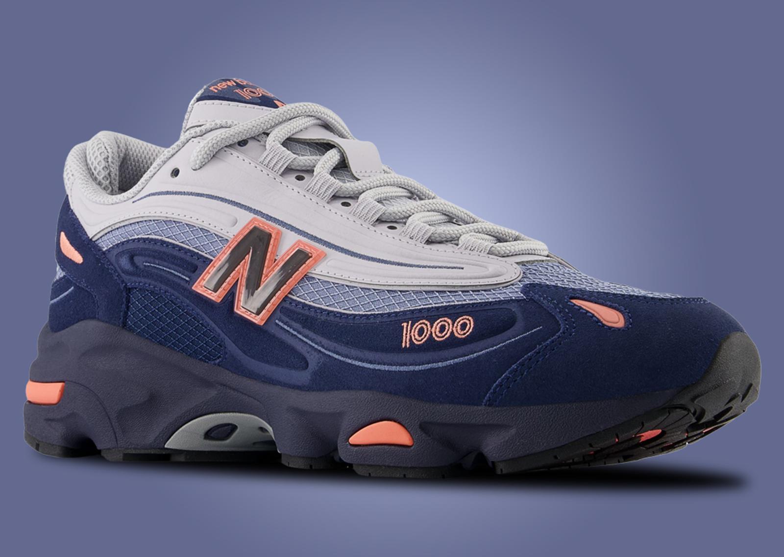 New Balance 1000 Navy Angle