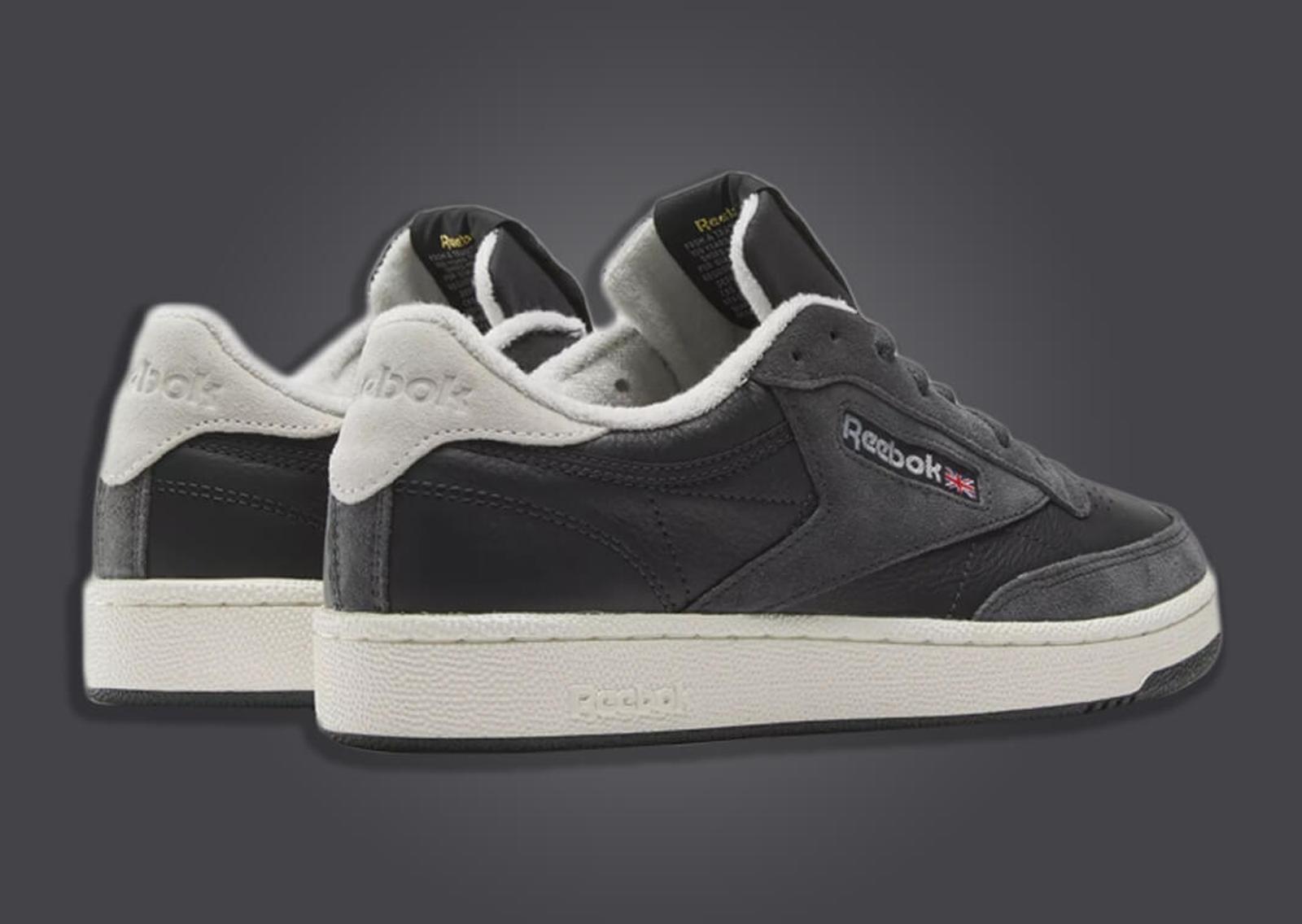 Reebok Club C 85 Hip-Hop Cold Grey Back Heel Angle