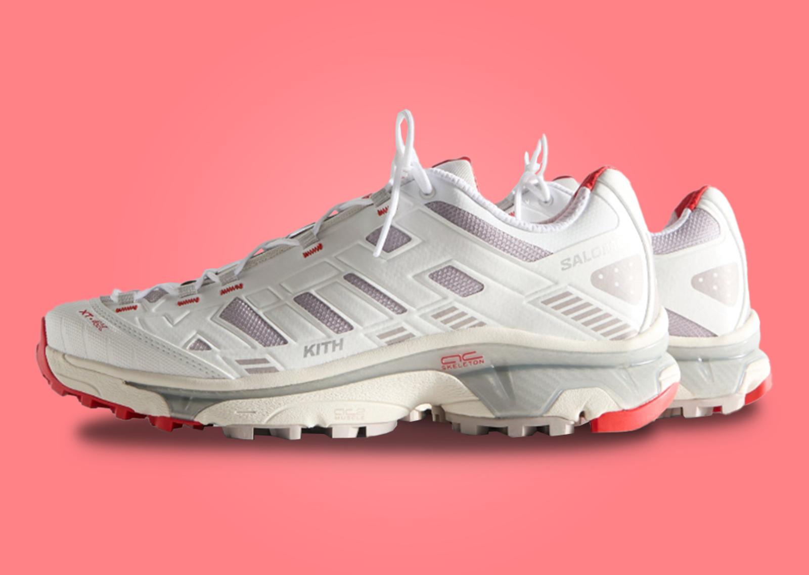 Kith x Salomon XT-4K White Lateral