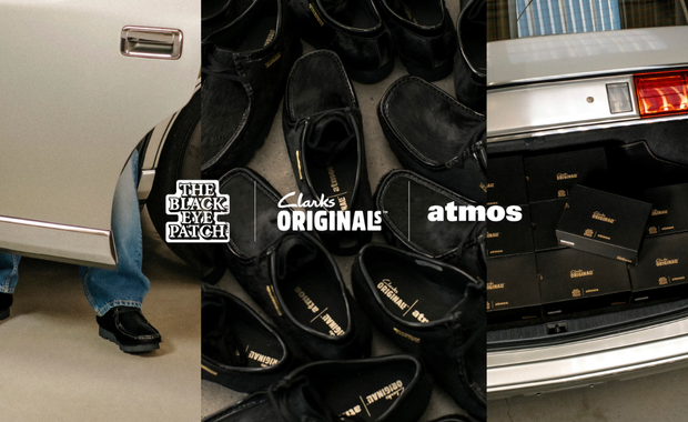 BlackEyePatch x atmos x Clarks Wallabee