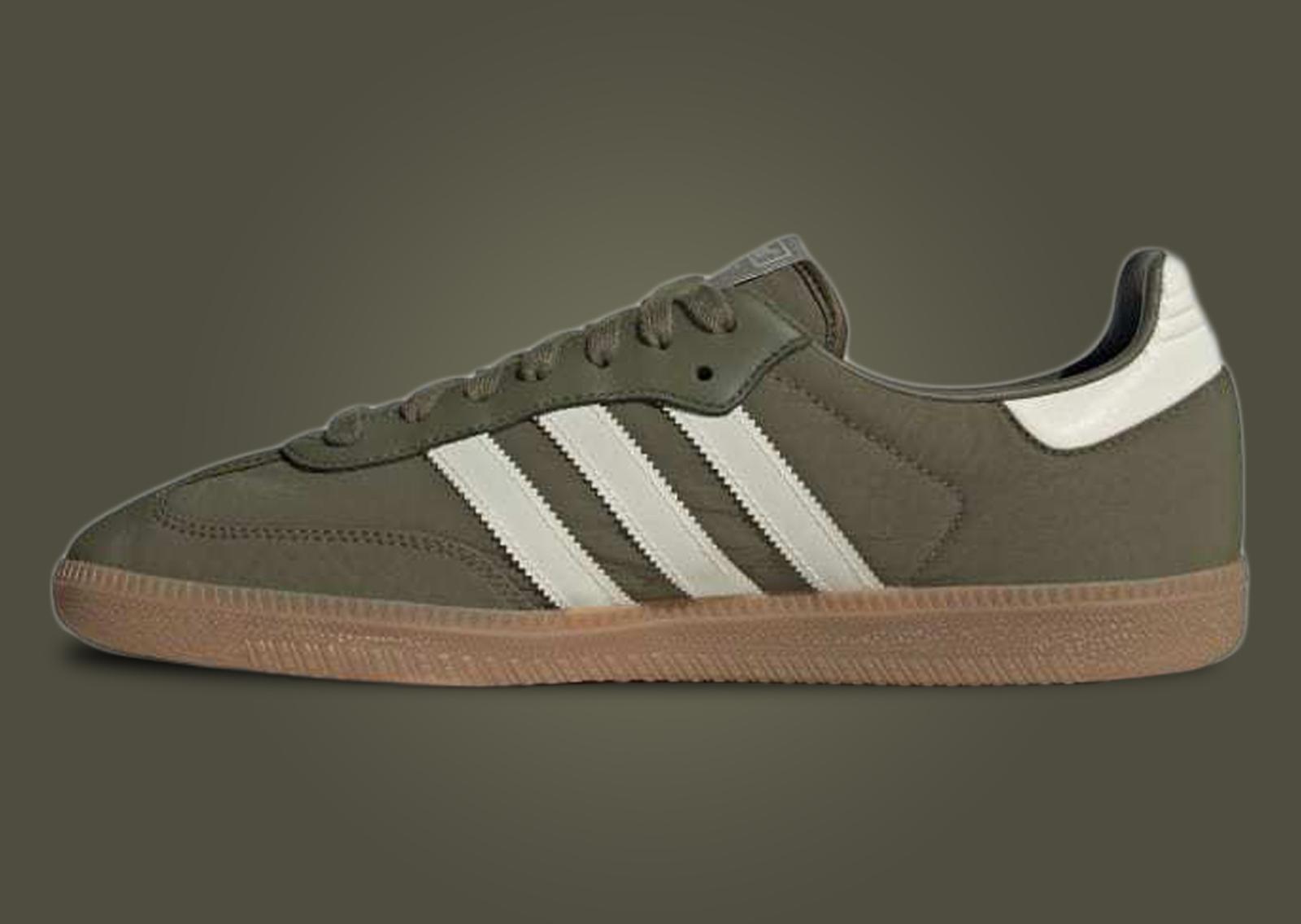 adidas Samba OG Focus Olive Medial