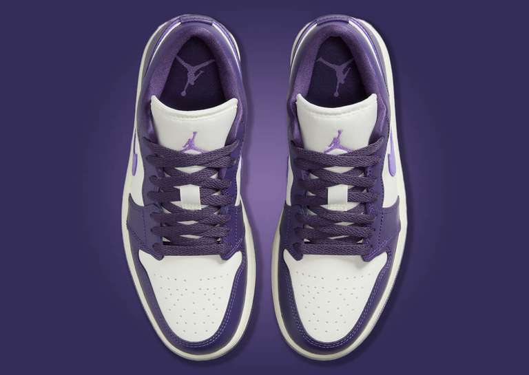 Official Look At The Air Jordan 1 Low Sky J Purple