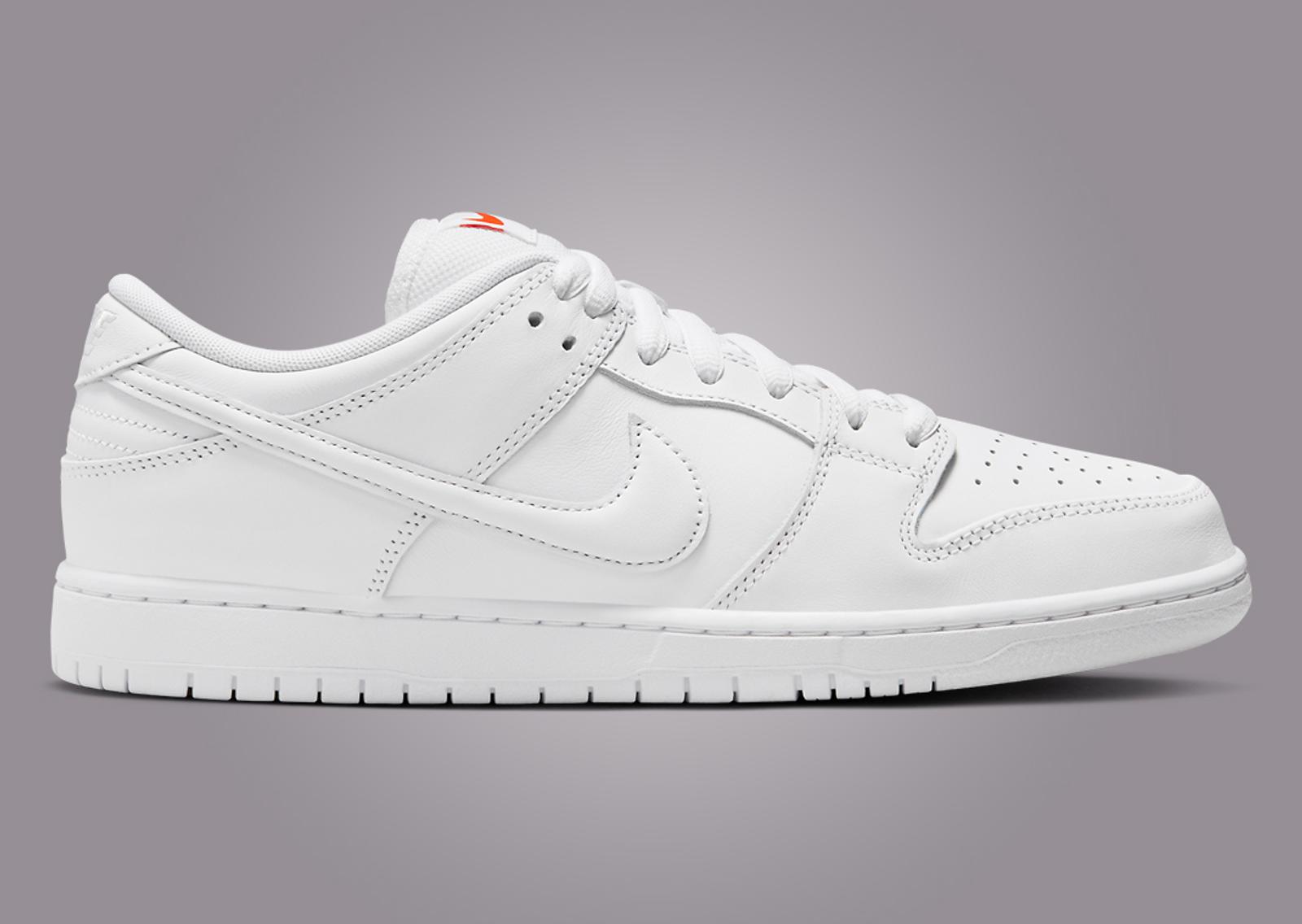 Nike SB Dunk Low ISO Triple White Lateral