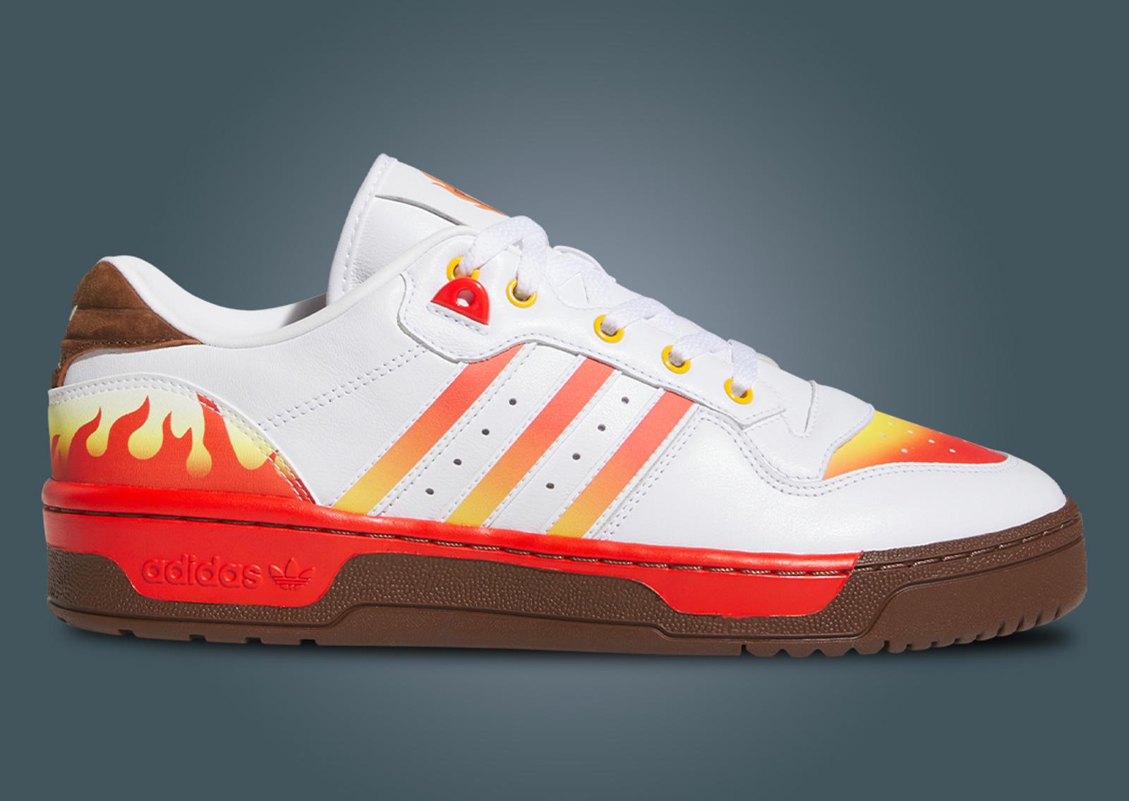 Demon Slayer x adidas Rivalry Low Rengoku Lateral