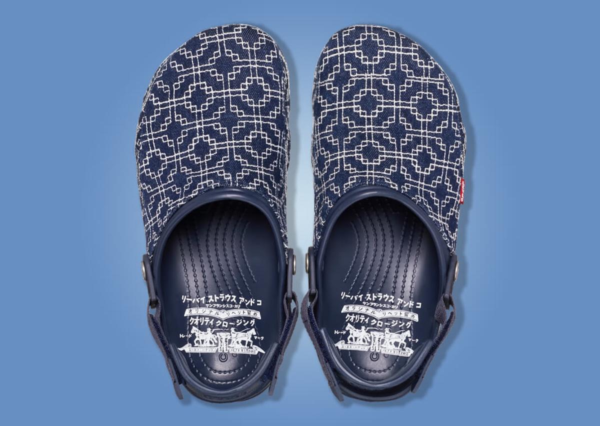 Lab Report: Levi's x Crocs teases All-Terrain Clog in Sashiko Denim