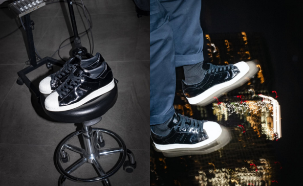 V.A. x adidas Superstan Black White