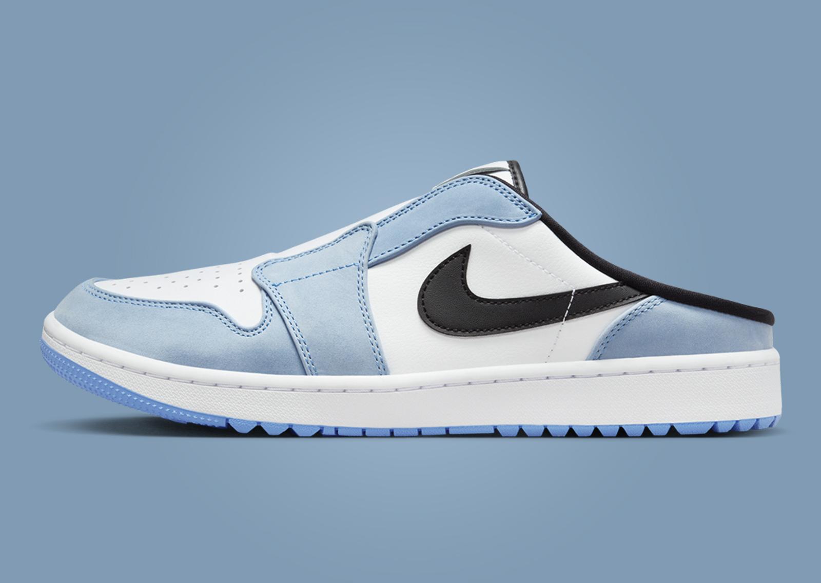 Air Jordan 1 Golf Mule UNC Lateral