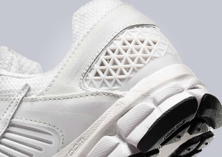 Nike Zoom Vomero 5 White Vast Grey (W) Heel