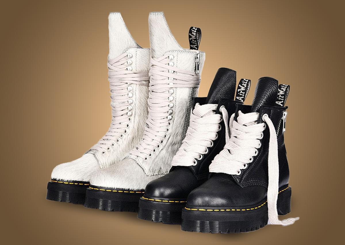 Rick Owens Takes On Dr. Martens 1460 And 1918 Boots