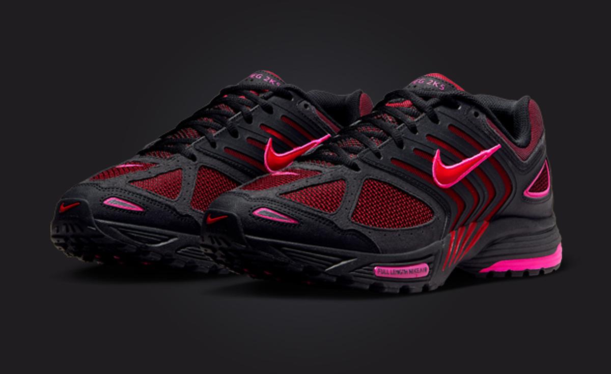 The Nike Air Pegasus 2K5 Black Fire Red Releases February 2024