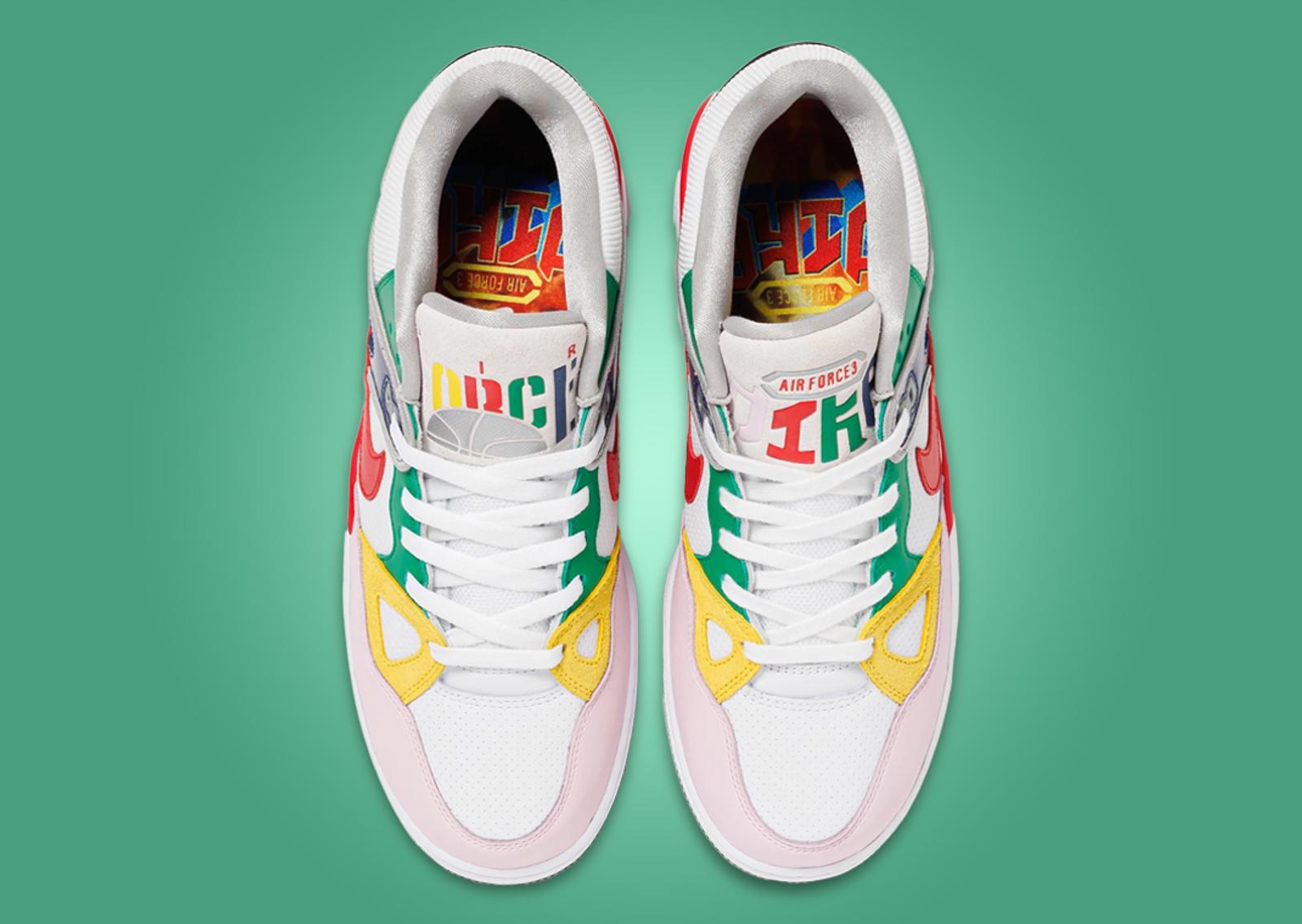 Nigo x Nike Air Force 3 Low White Multi-Color Top